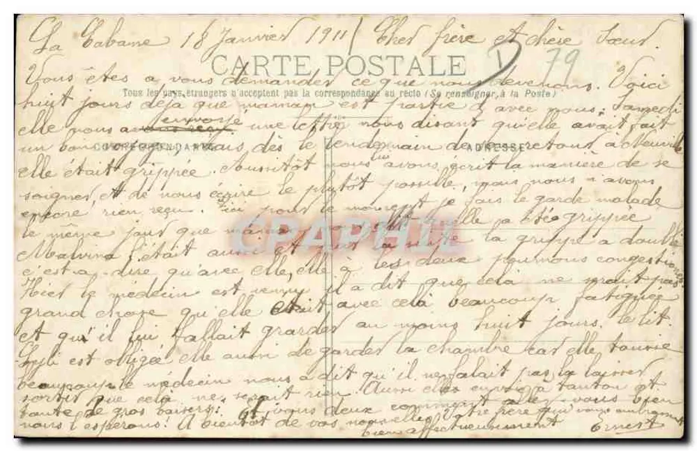 St-Maixent - Militärschule - Gymnastik- und Reitstätte — J. Nauche, Verlag, Foto von Malesherbe, Nr. 108 - Rückseite