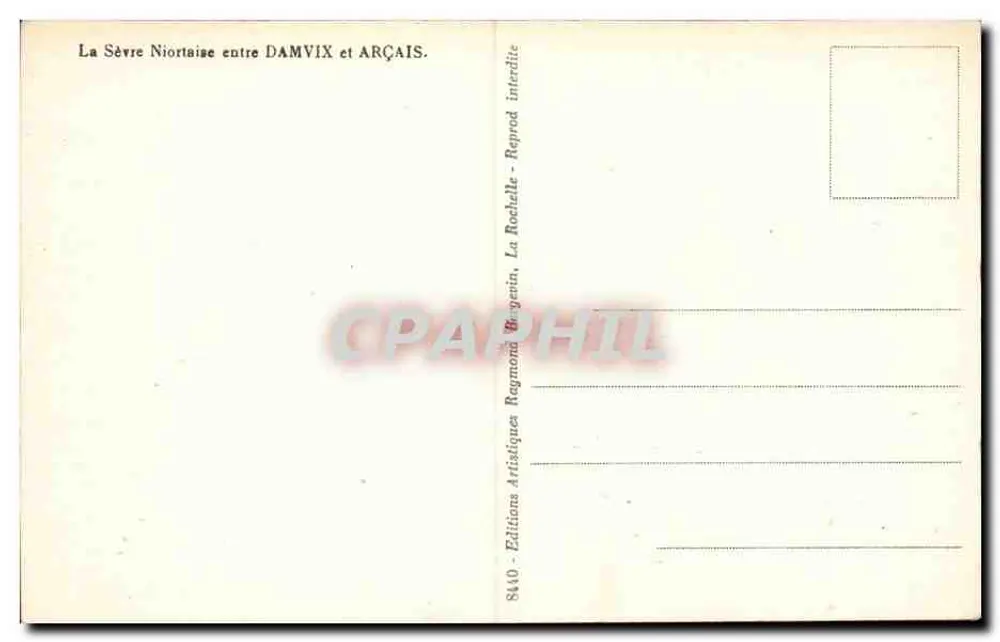 Die Sèvre Niortaise zwischen Damvix und Arçais — Ramuntcho - Rückseite
