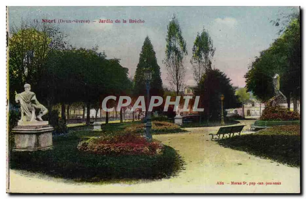 Nierc (Drux-èvres) — Jardim da Breche — Alix, Moras Sr, papel-jornais - Frente
