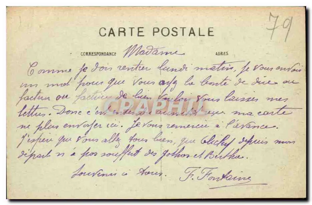 Niort (Deux-Sèvres) — Velhos Pontes — N. Aix, papel-tabloide-jornais, Niort - Verso