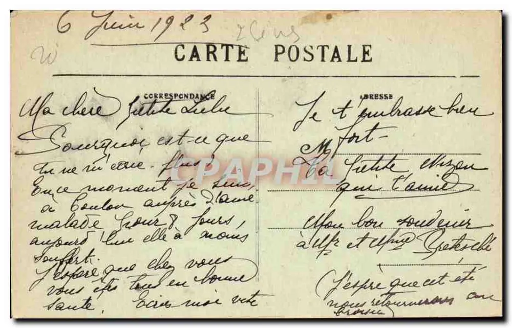 Le Marais Poitevin — Le Port de la Garette — Sammlung Max Ménard Nr. 115 - Rückseite