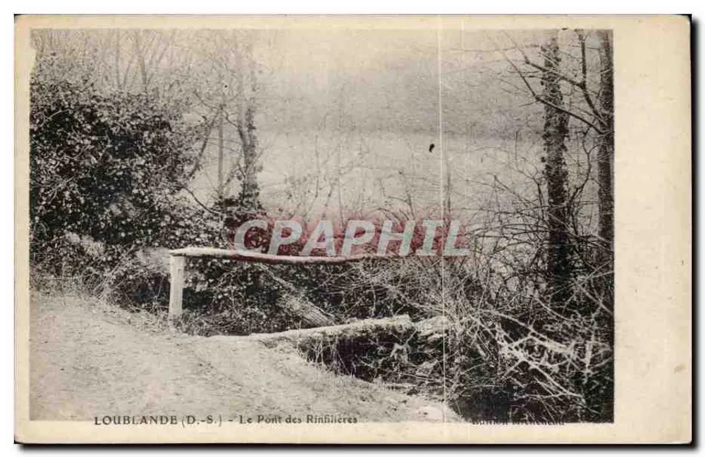 Loublande (D.-S.) — Der Brücke der Rinhilières — Edition Archeneau - Vorderseite