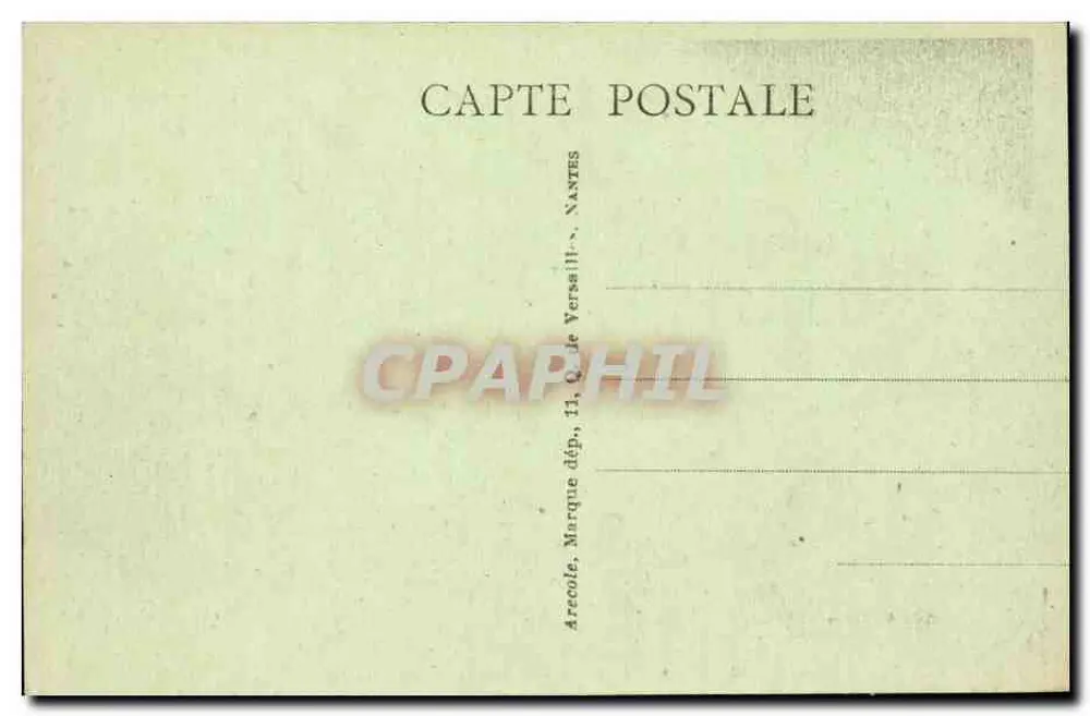 Oyron - Krankenhaus. Portrait der Madame de Montespan — Sammlung Guichard, n°12 - Rückseite