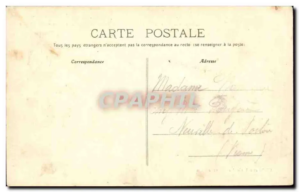 Parthenay — Tor zur St-Jacques und Brücke über den Thouet — Foto und Sammlung Cordier, 12. Ausgabe - Rückseite
