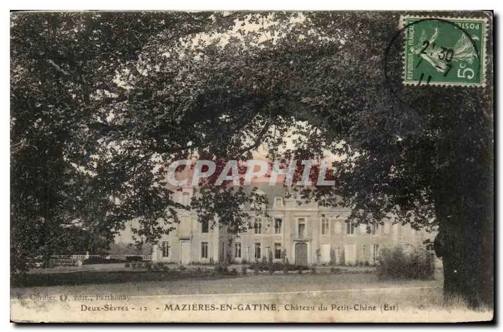 Mazières-en-Gatine — Schloss Petit-Chêne (Ost) — Verlag B. Cordier (J.), Parithoday - Vorderseite