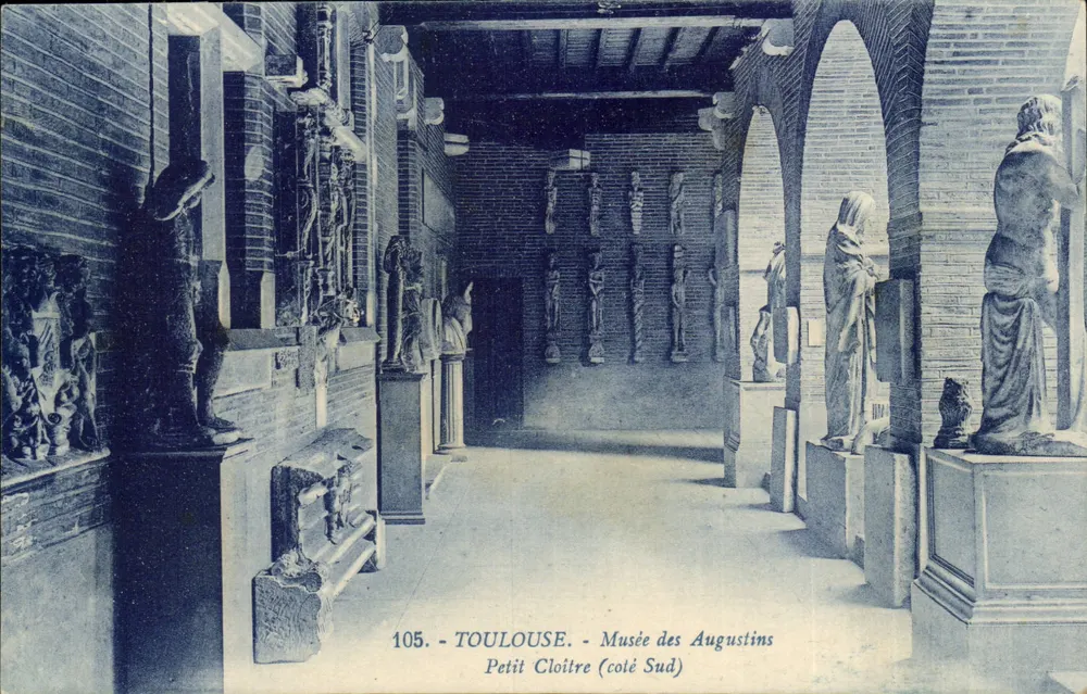 Toulouse - Museu dos Augustinos, Pequeno Claustro (lado Sul) - Frente