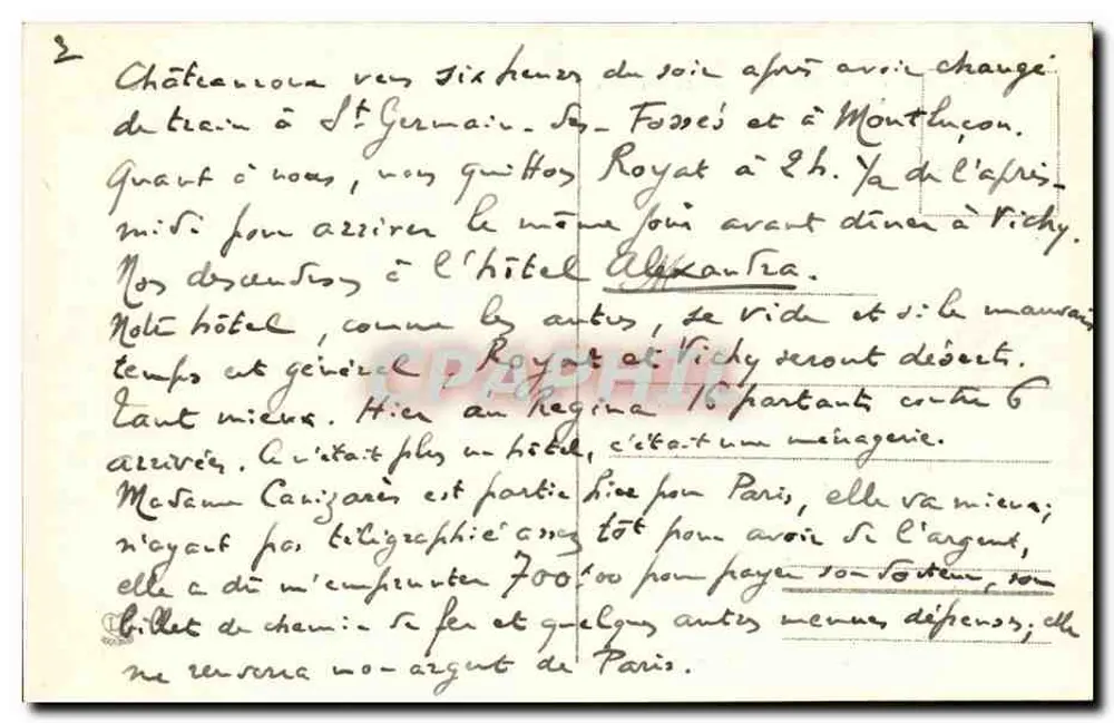 Kreuzung Bayard - Boulevard de Strasbourg - Toulouse — Mototypie Labouche Frères, Toulouse, n°203 - Rückseite