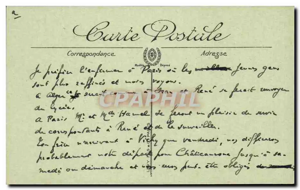 Clermont-Ferrand — Nossa Senhora do Port — LL. — n°87 - Verso