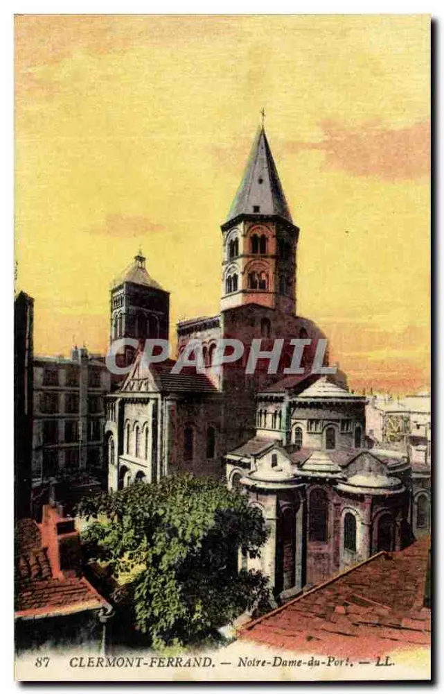 Clermont-Ferrand — Notre-Dame-du-Port — LL. — n°87 - Frente