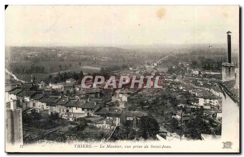 Thiers — Le Moutier, Aufnahme von Saint-Jean — ND HOT - Vorderseite