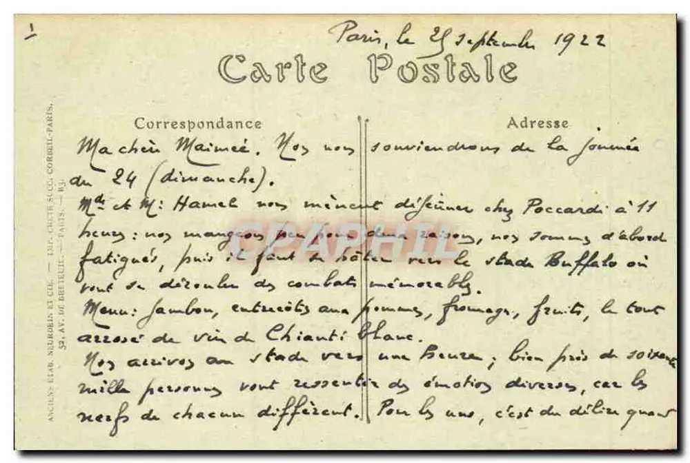 Châteauroux — A Rue de la Fontaine — J. Jacquet - Verso