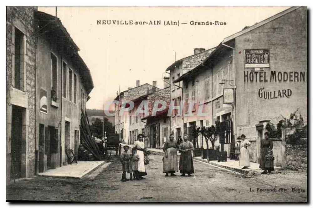 Neuville-sur-Ain (Ain) — Hauptstraße — L. Ferrand, Verlag Bourg - Vorderseite