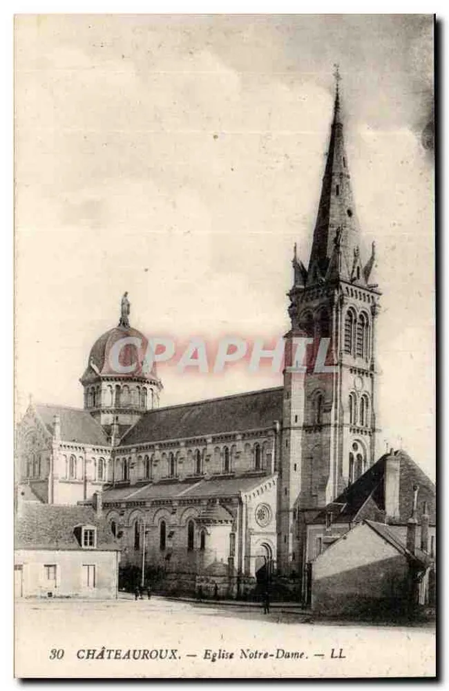 Châteauroux — Igreja Nossa Senhora — n°30 - Frente