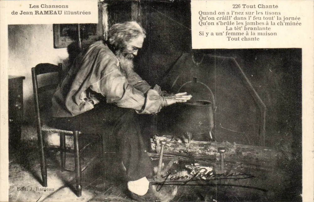Man in huis — liedje van Jean Rameau — Edit. J. Rameau n°226 - Voorkant