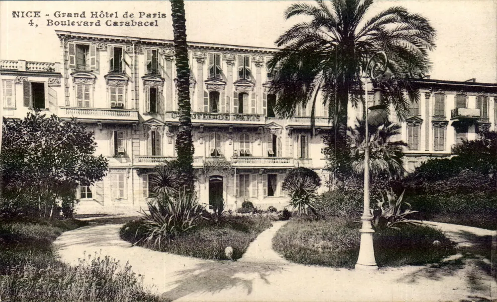 Nice - Grand Hôtel de Paris — 4, Boulevard Carabacel - Vorderseite