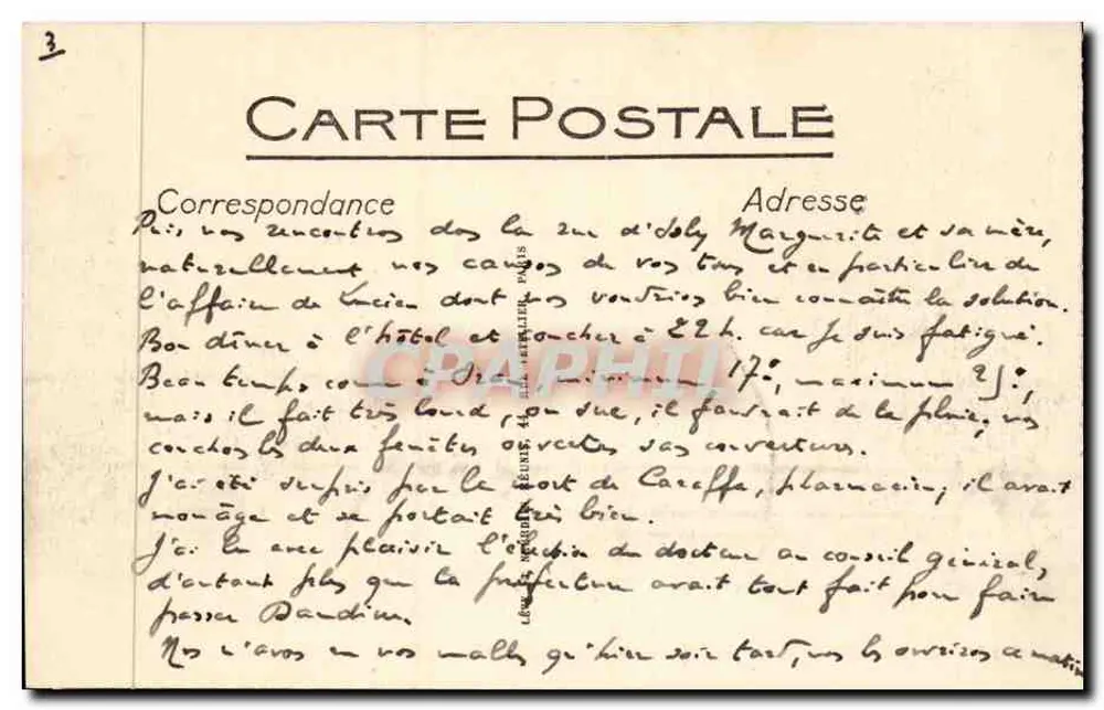 Kolonialausstellung von Marseille — Eingang zum Annamiten-Dorf — LL - Rückseite