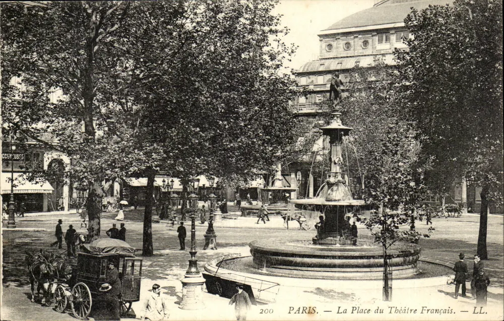 Paris — Die Place du Théâtre Français — LL. — n° 200 - Vorderseite