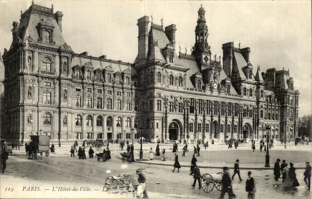 Paris — O Hôtel-de-Ville — LL — n°119 - Frente