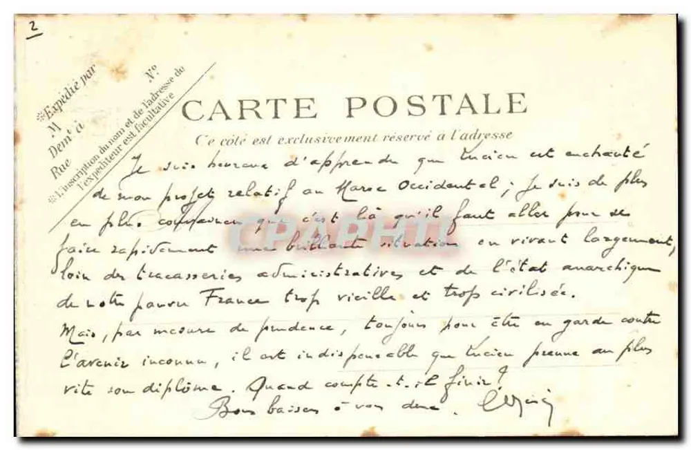Paris — Estátua de Joana d'Arc (P.P.C. Paris) — n°423 - Verso