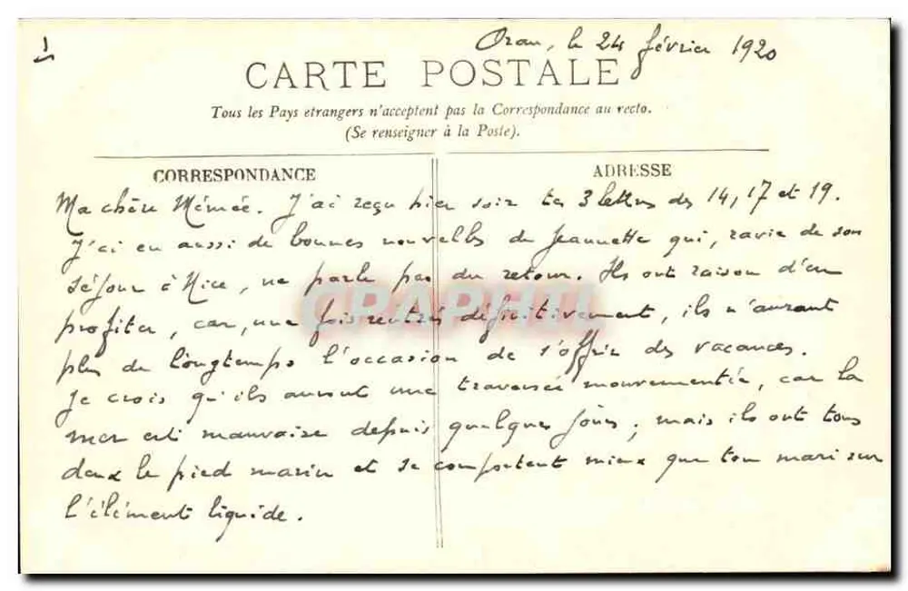 Parijs — Kathedraal Notre-Dame en de Brug — I.L. — n° 138 - Achterkant