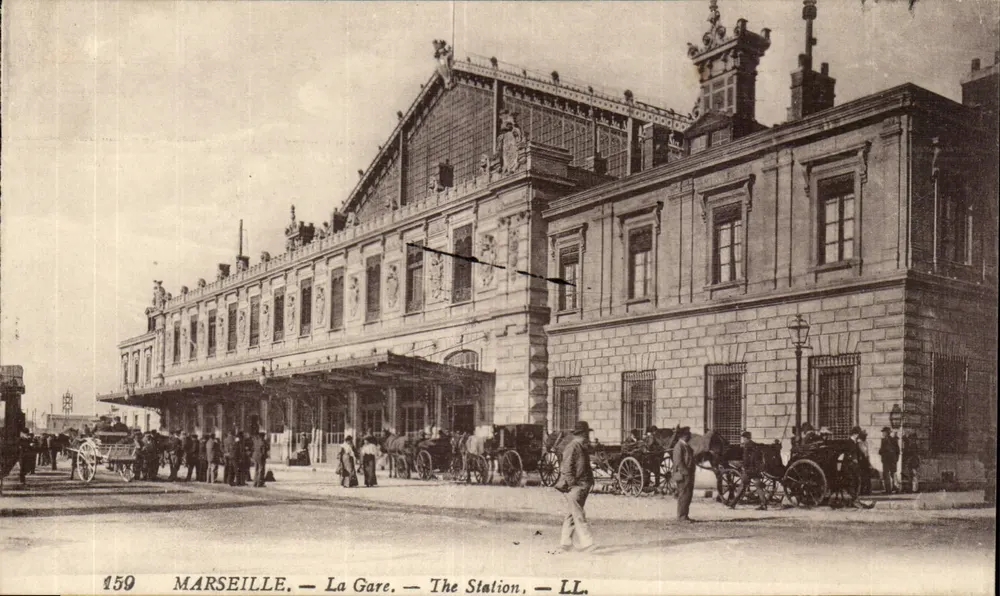 Marseille — A Estação — The Station — LL, n°159 - Frente