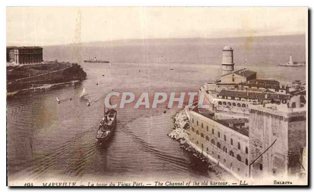 Marseille — La passe du Vieux Port — Selecta, n° 194 - Vorderseite