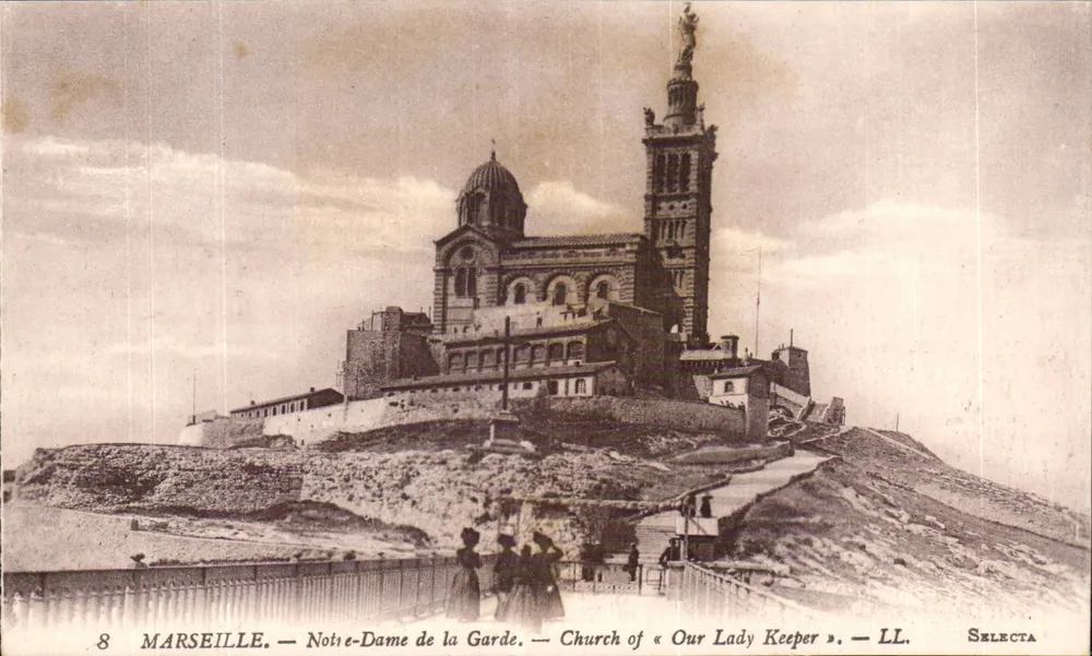 Marselha — Nossa Senhora da Guarda — Editor Selecta, n°8 - Frente