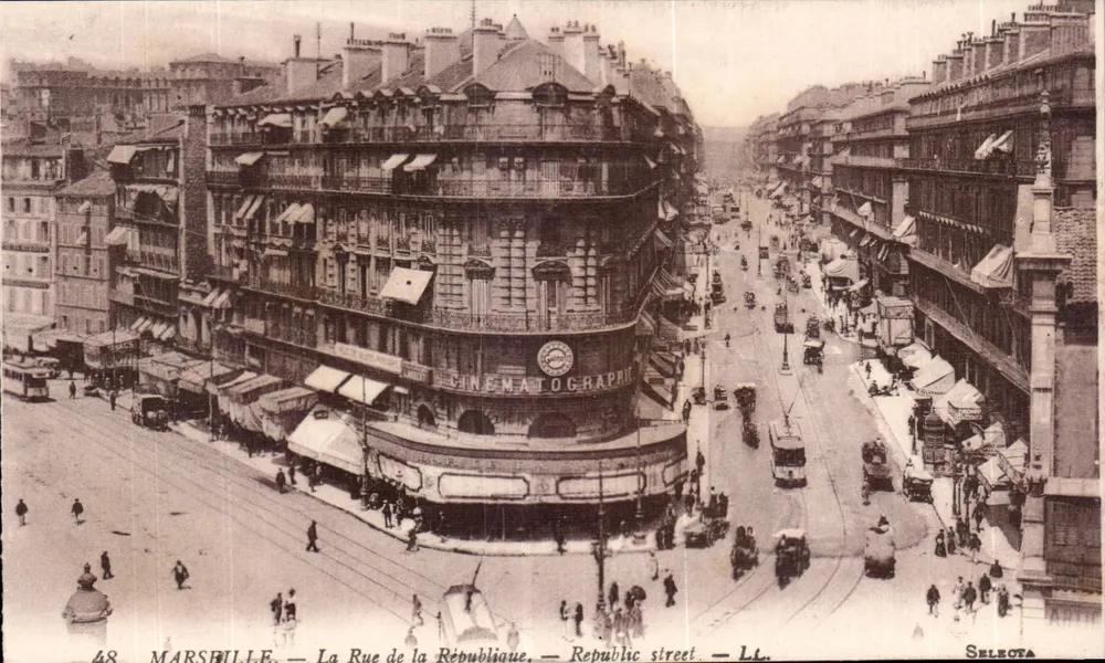 MARSEILLE — A Rua da República — Cinematografia — Sélecta - Frente