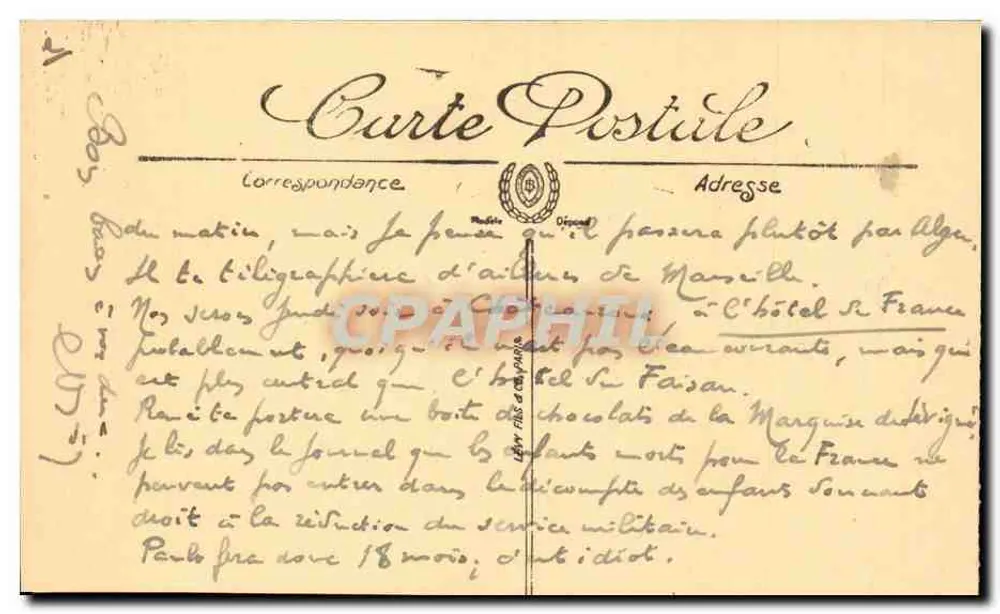 MARSEILLE — A Rua da República — Cinematografia — Sélecta - Verso