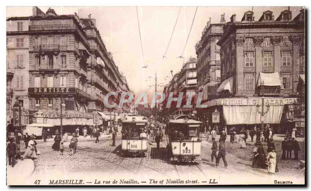 Marseille — A rua de Noailles — Selecta - Frente