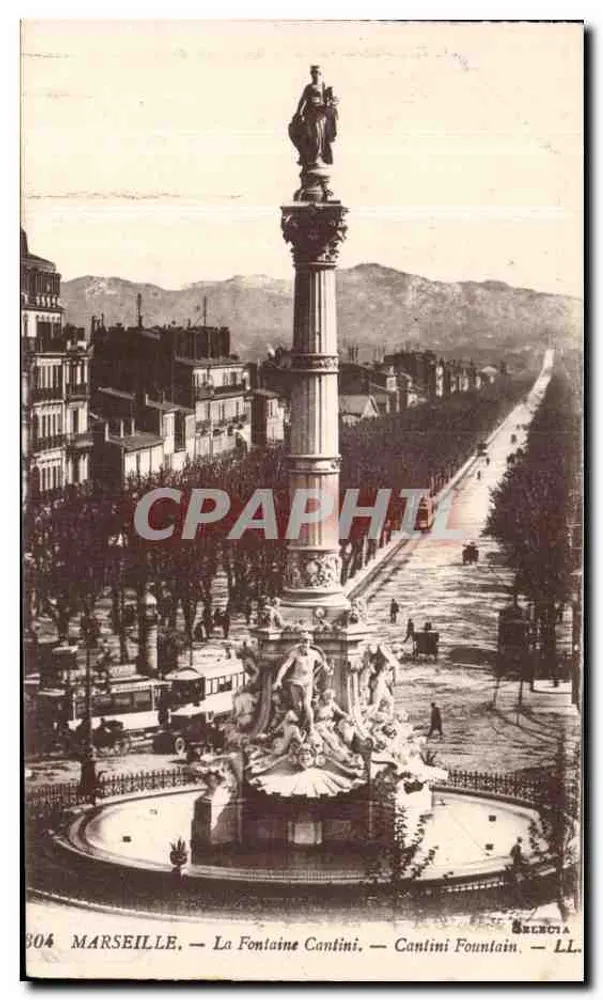 Marseille — A Fonte Cantini — Sélencia LL. n° 304 - Frente