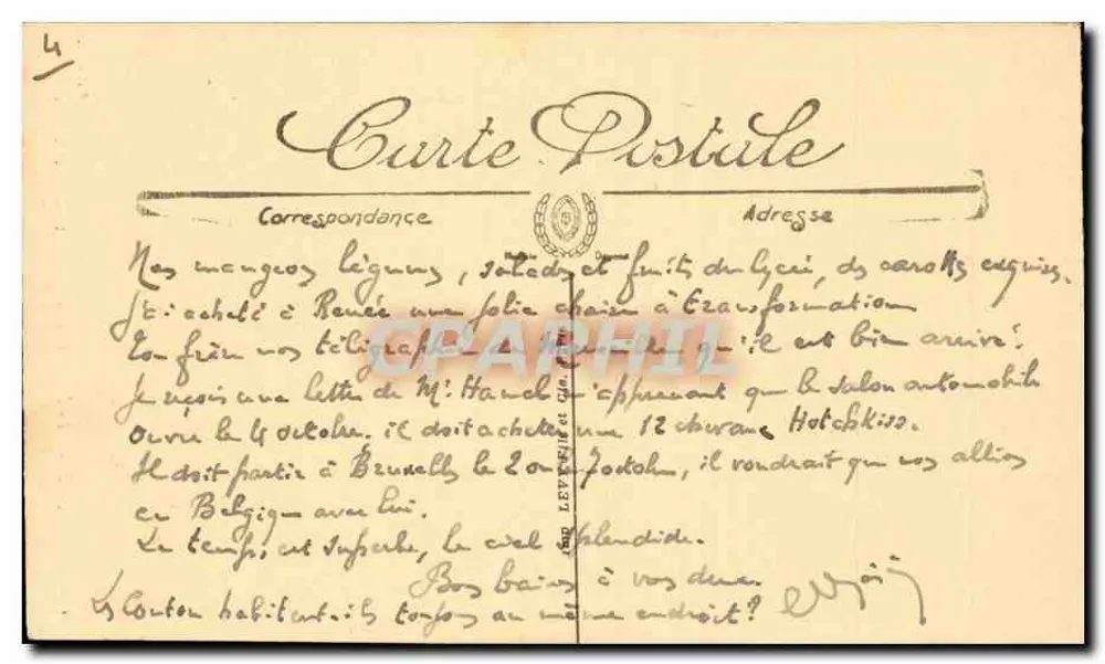 Marseille — A Fonte Cantini — Sélencia LL. n° 304 - Verso