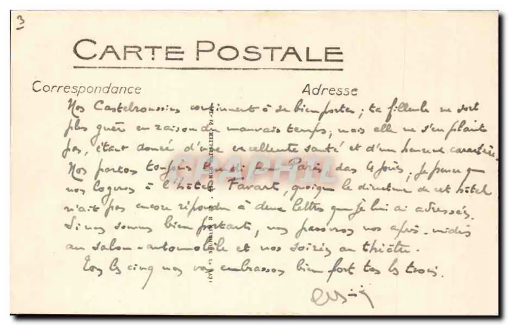 Marseille - Fontaine Cantini - LL, nr 304 - Rewers