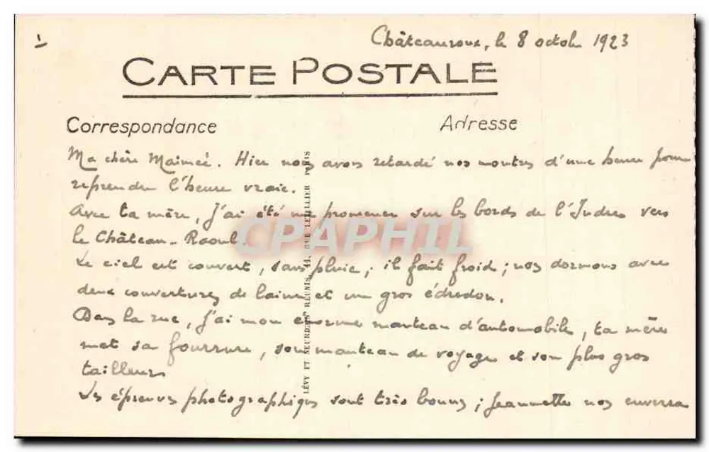 Marseille - De Hervormde Kerk — LL, n°18 - Achterkant