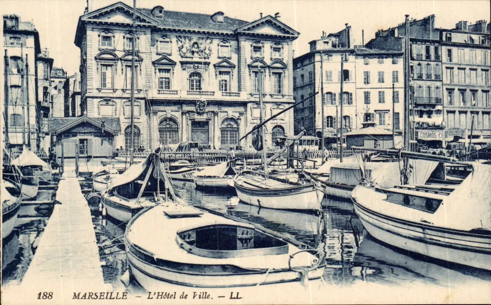 Marselha — O Hotel de Ville — LL. — Cosmos Cl. - Frente