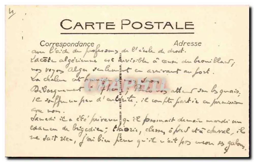 Marseille — A Rue de la République — LL - Verso