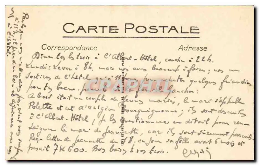 Marseille — Ansicht der Kathedrale von der Joliette-Pier — LL. — Nr. 15 - Rückseite
