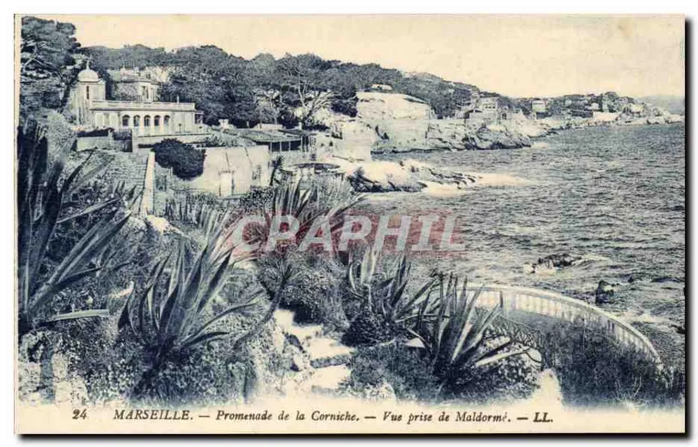 Marseille — Promenade de la Corniche — Aufnahme von Maldormé — LL. - Vorderseite
