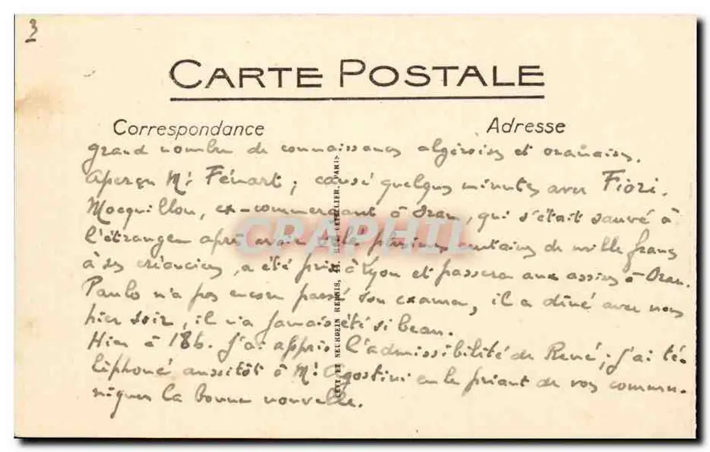Marseille — Der alte Hafen — LL - Rückseite