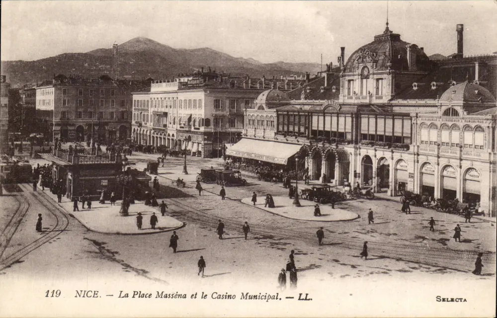 Nice — Place Masséna und das Municipale Casino — LL. — Sélecta - Vorderseite