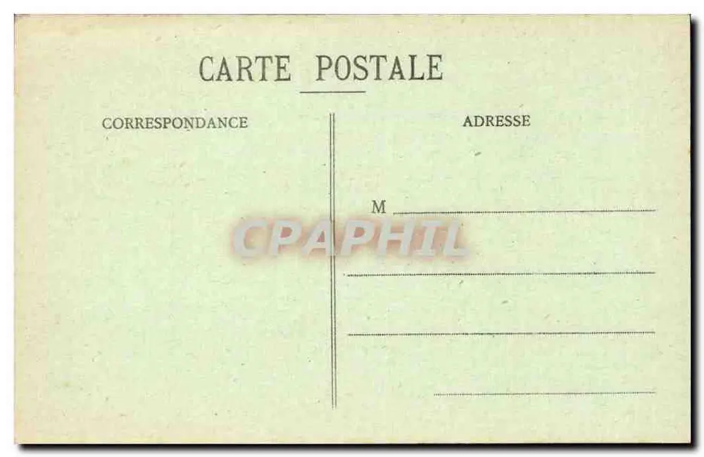 Souvenir de Montagnat — uitzicht op meerdere gebouwen — uitgever Léger & Fils, Tours - Achterkant