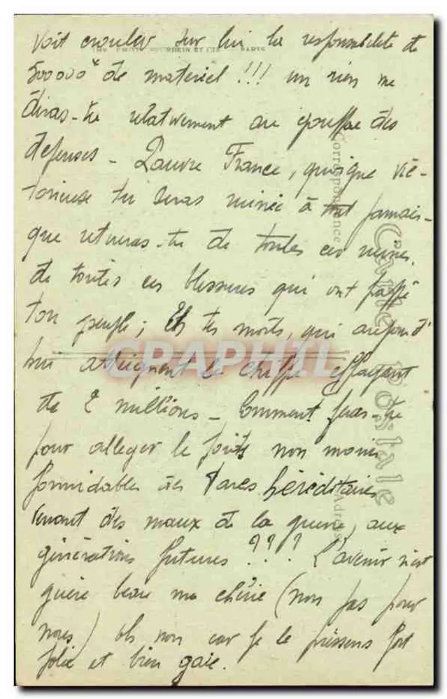 Chartres — A Escola, lado da Capela — ND. Fotografia 4 - Verso