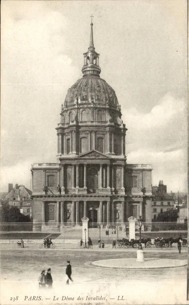Paris — O Dôme dos Invalides — LL. n° 238 - Frente