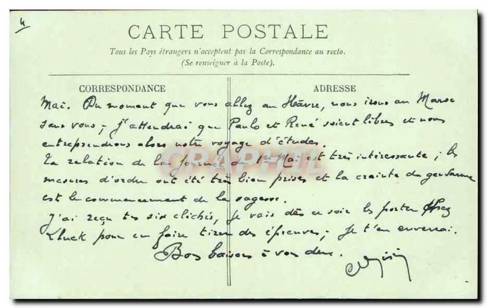 Paris — O Dôme dos Invalides — LL. n° 238 - Verso