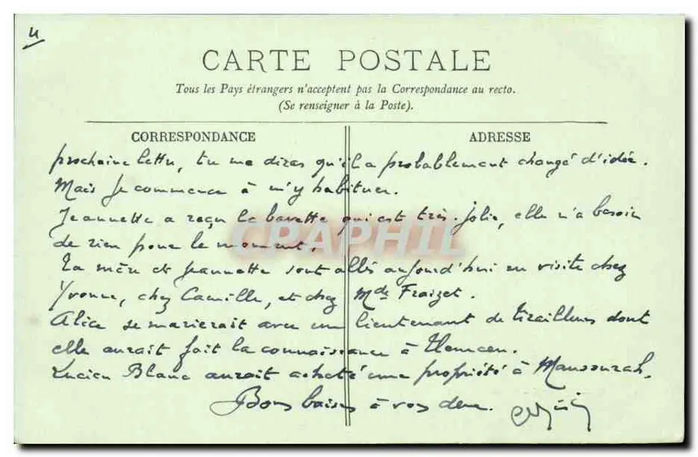 Paris — O Arco do Triunfo do Carrousel — LL. - Verso