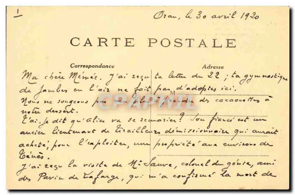 Paris - A Praça da Bastilha — Local da famosa fortaleza — C.M. n°44 - Verso