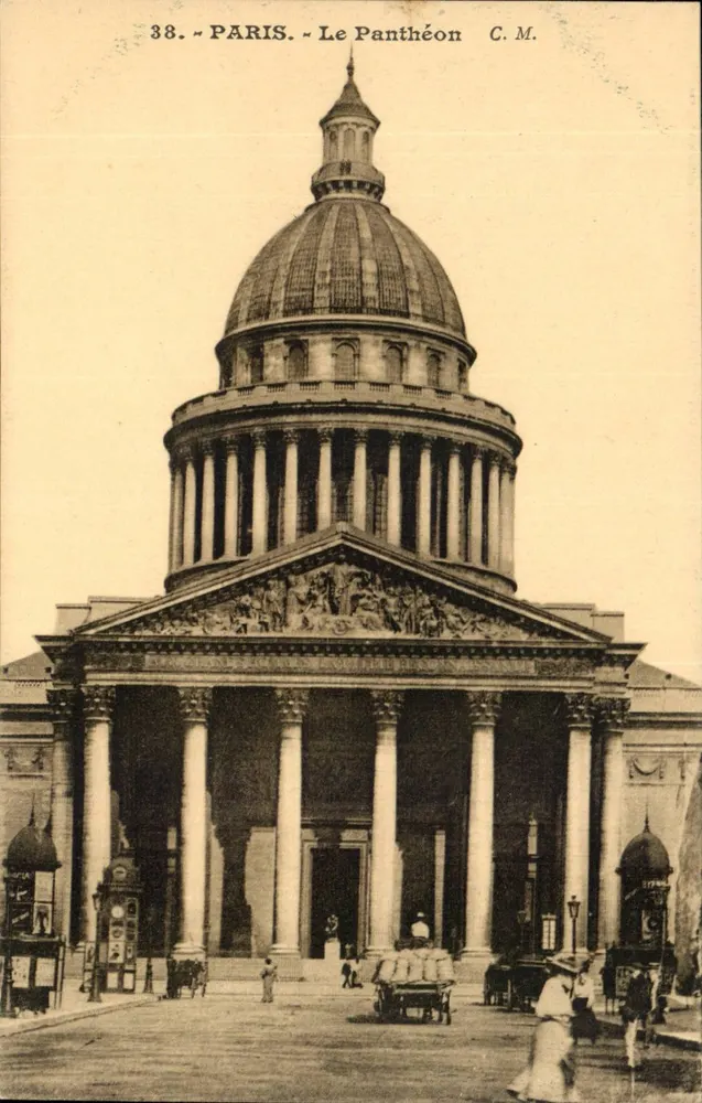 Paris - O Panteão — C.M. n°38 - Frente