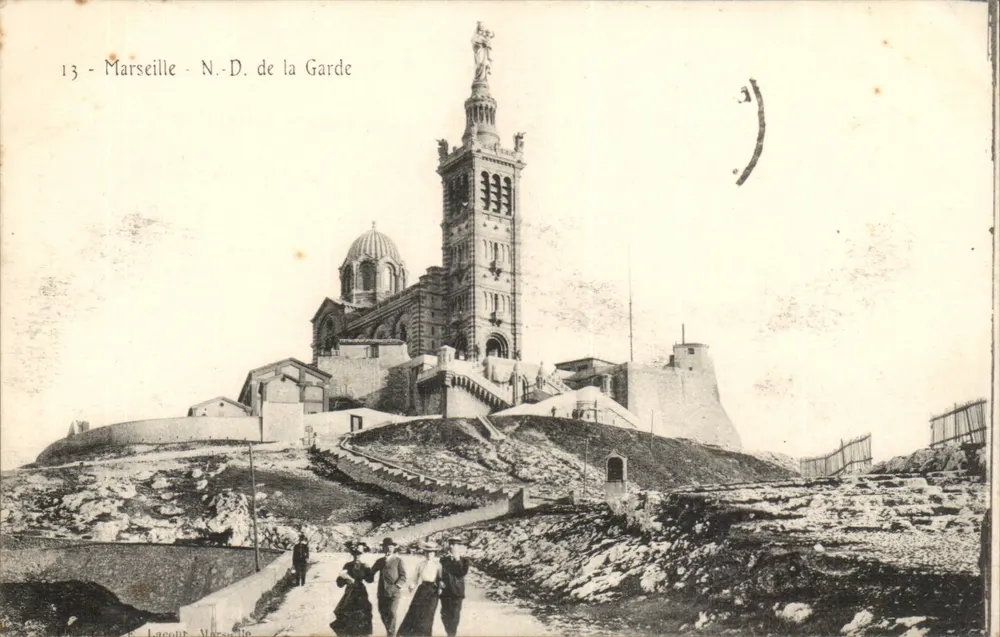 Marselha - N.-D. de la Garde — Lacout, Marselha, n°13 - Frente