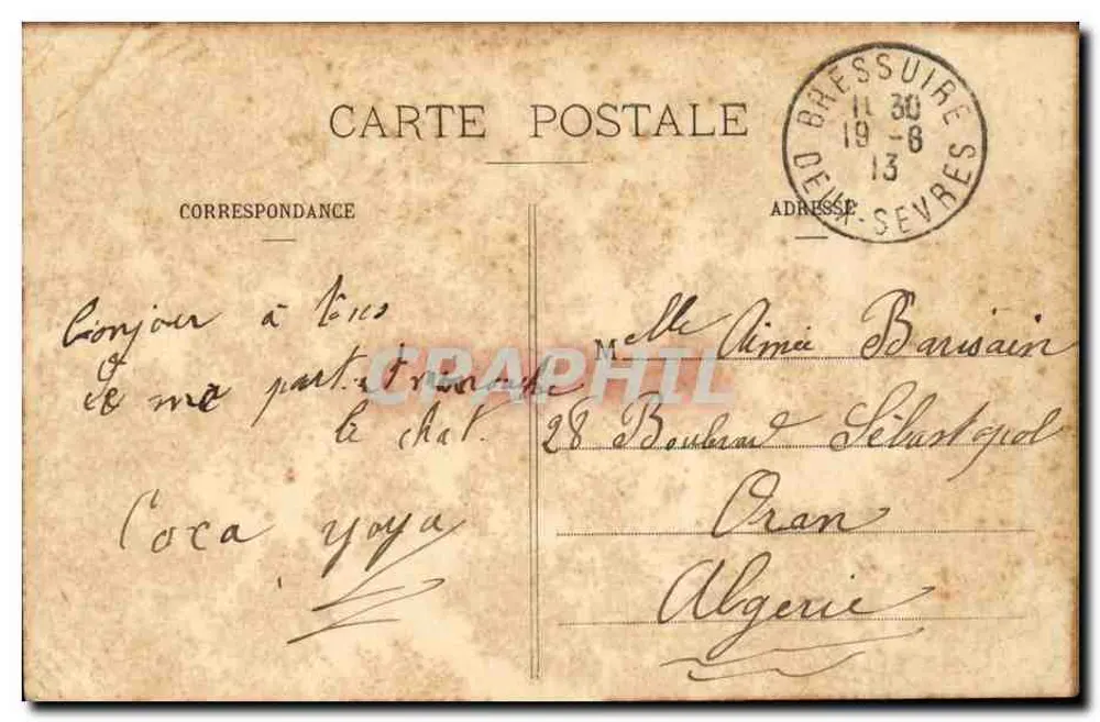 NARBONNE - Brücke der Boote — E. Pranot, Verleger - Rückseite