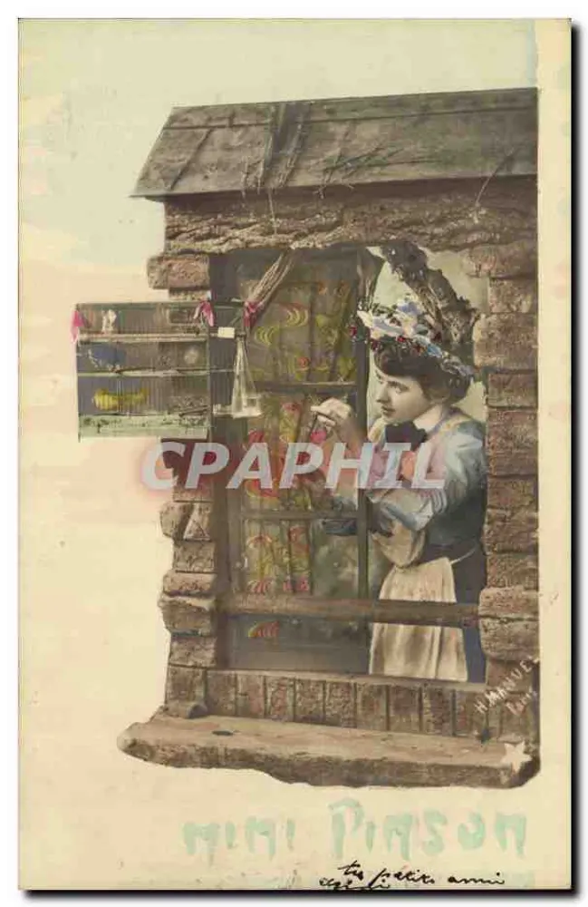 Femme au marché — Vendeuse de poissons — Mini Pinson, n° 1703 - Vorderseite
